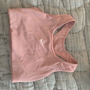 Light pink Nike sports bra